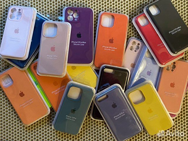 Силиконовые чехлы iPhone 7-13 Pro Max