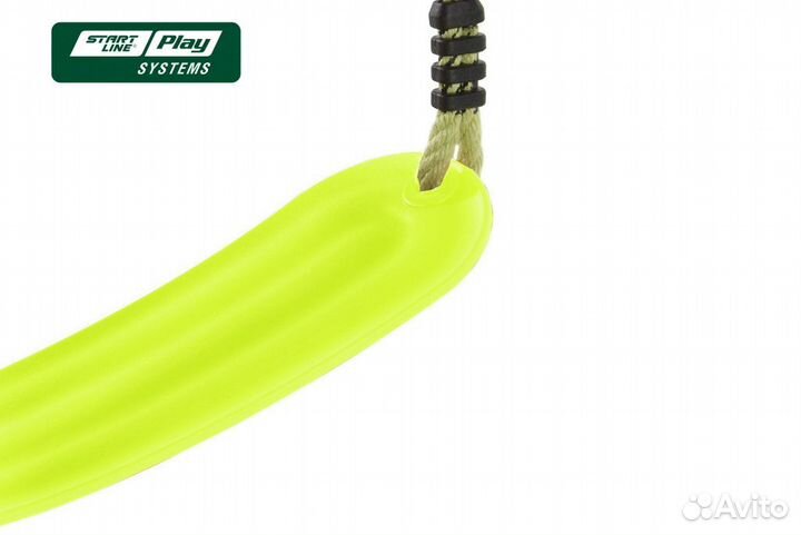 Качели детские уличные металлические 3 секции