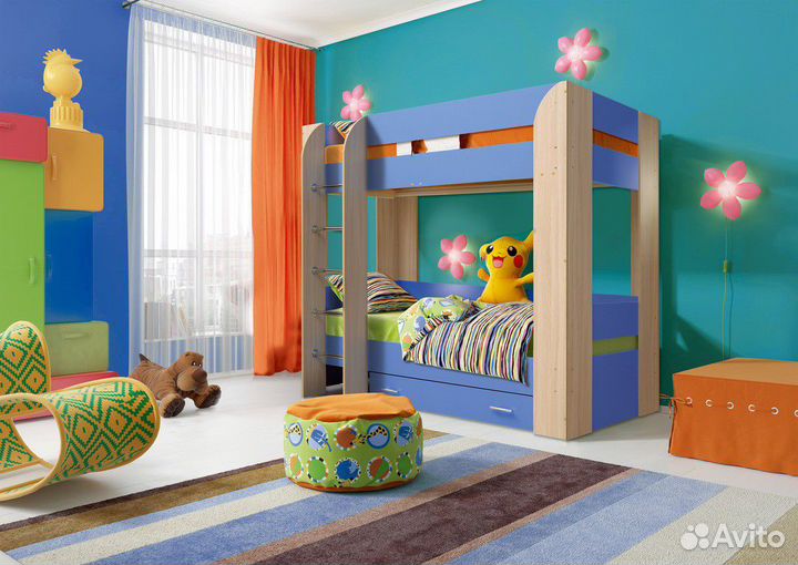 Кровать Двухьярусная