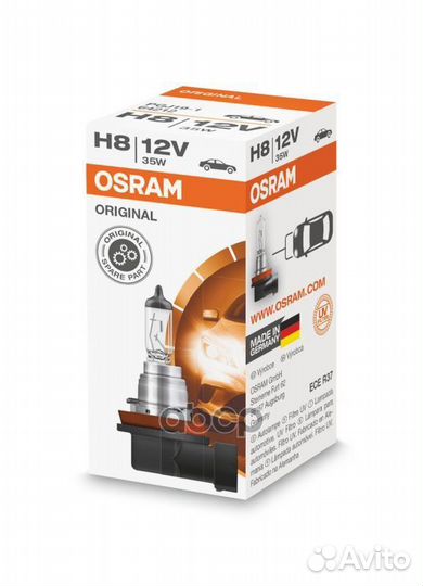 Лампа г/с H8 (35W) PGJ19-1 Original 12V 64212 4