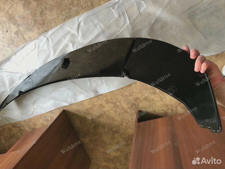 Губа BMW 5 F10 нижняя без клыков