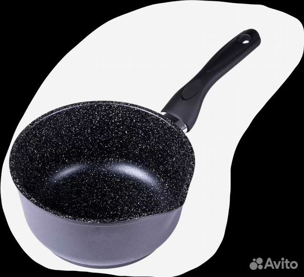 Сковорода и ковш с крышкой