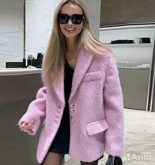 Пиджак пальто шерстяной блейзер