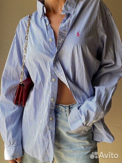 Рубашка Ralph Lauren оригинал оверсайз Balenciaga