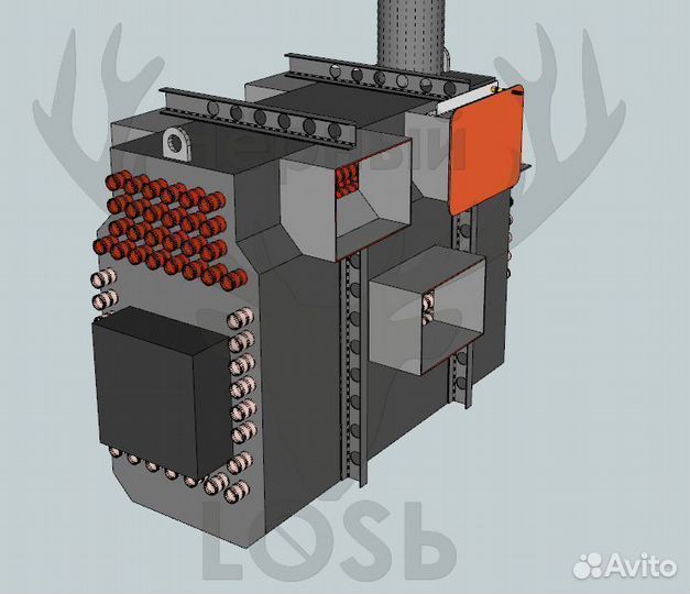 Котел пеллетный для бизнеса L 350 кВт