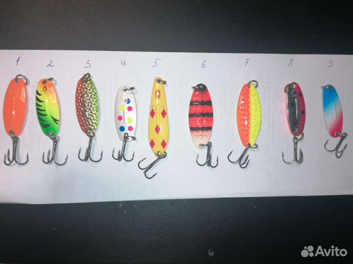 Набор форелевых блесен