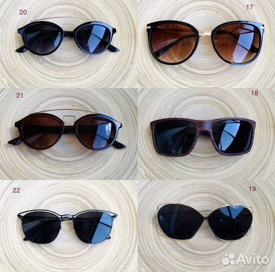 Очки солнцезащитные (дизайнерские, унисекс)