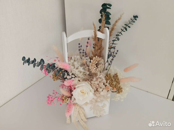 Букет из стабилизированных цветов
