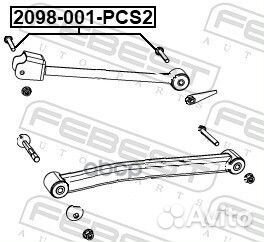 Болт крепления рычага VAG 2098001PCS2 Febest