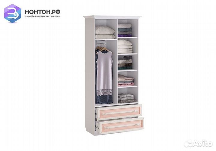 Шкаф двухстворчатый с ящиками Алиса