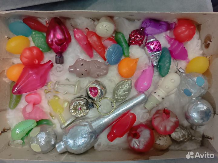 Елочные игрушки для елки малютки СССР