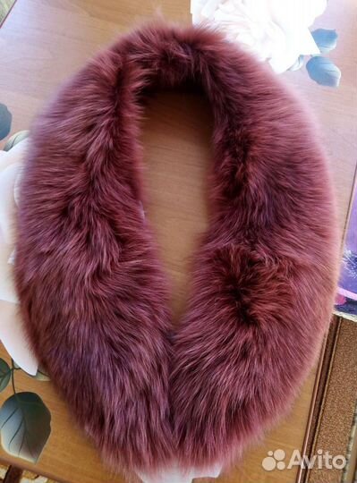 Меховой воротник песец