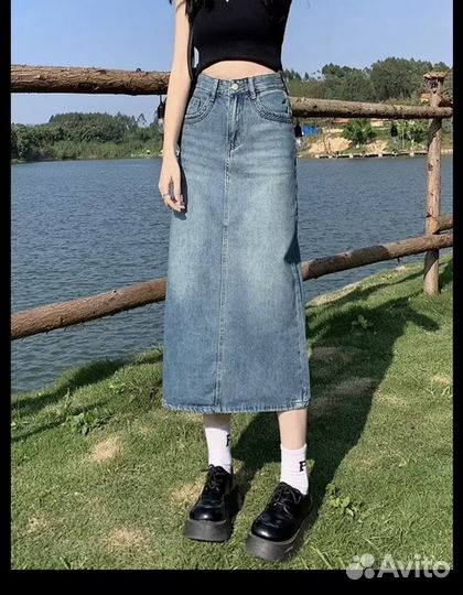 Джинсовая юбка