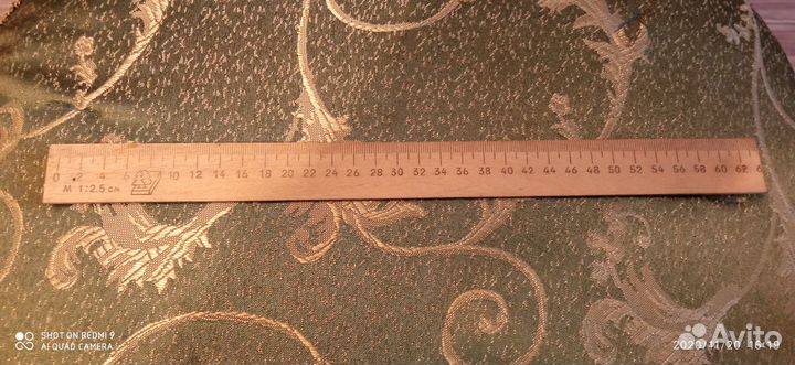 Масштабная линейка, М 1:2,5 см