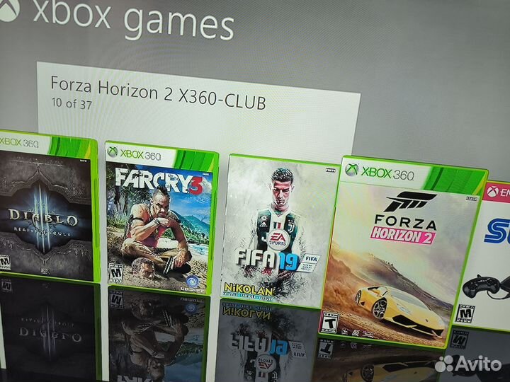 Xbox 360 Slim 250Gb Прошитая