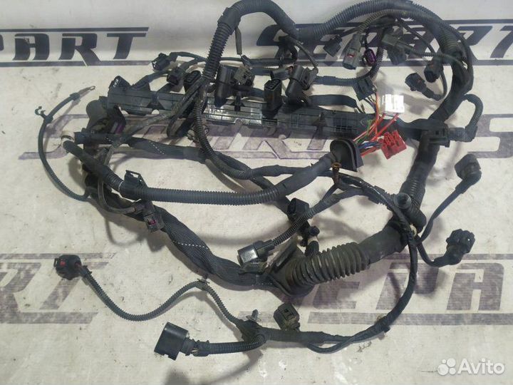 Проводка двигателя (коса) Audi Q7 4L BHK 2009—2015