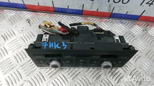 Блок управления печки и климат-контроля audi Q7 (7