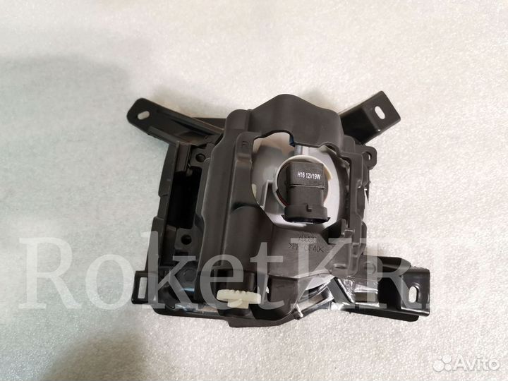 Туманки Toyota Land Cruiser 200 12-15г черные