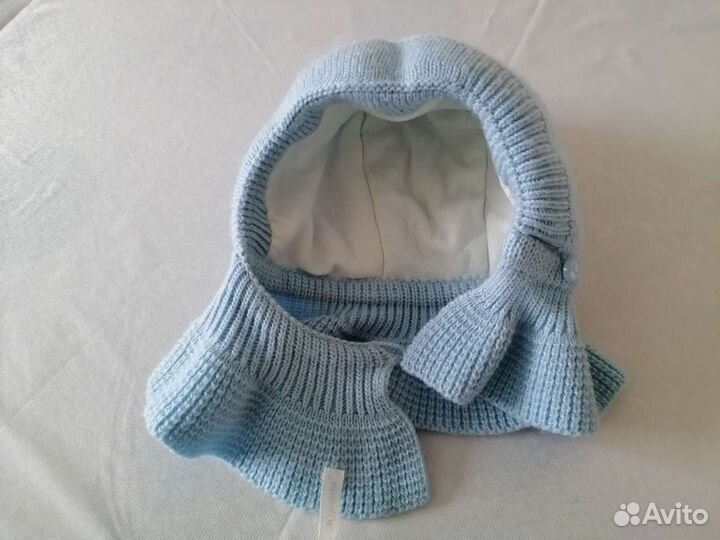 Шапочка для новорожденного теплая