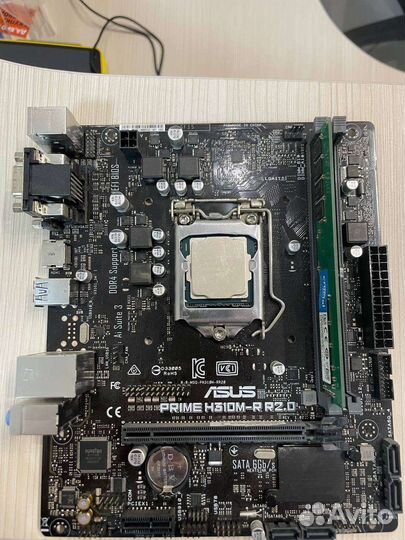 Материнская плата с процессором i3 9100f