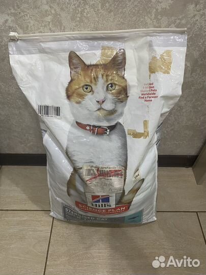 Корм для кошек hills 10кг