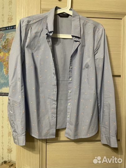 Блузка женская 44 46 голубая