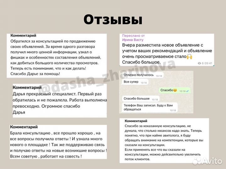 Авитолог / Консультации / Продвижение на Авито