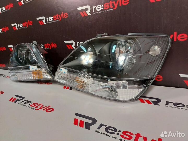 Фары Toyota Harrier 10 1997-2003 Темные N1904