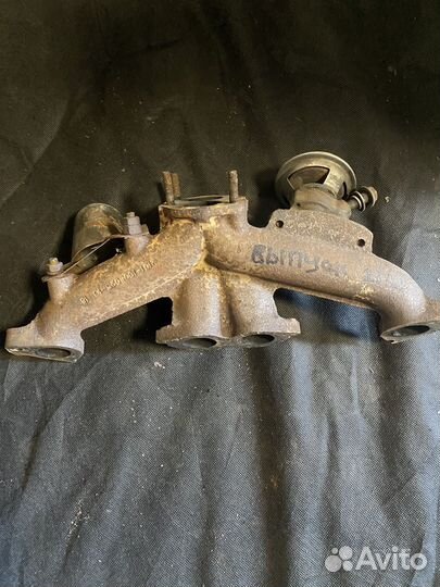 Выпускной коллектор Нива 2121 б/у.Разбор