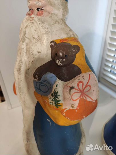 СССР Дед мороз и снегурочка пенопласт