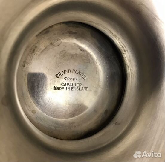 Ведро для шампанского. Винтаж. Серебрение. Англия