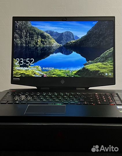 HP Omen 15-dh0021ur i7 9750H / озу 16gb / RTX 2060