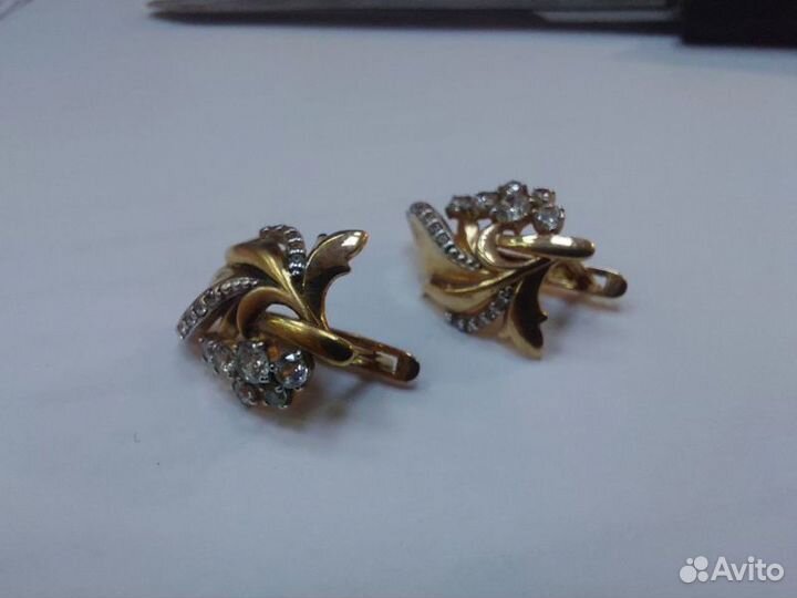 Серьги 585 пробы, р.0