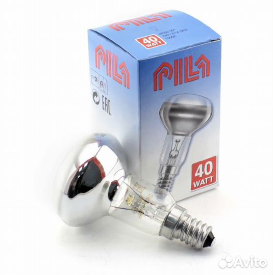 Лампа накаливания pila NR50 40W