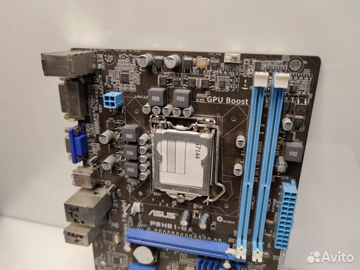 Материнская плата LGA 1155 asus P8H61-MX