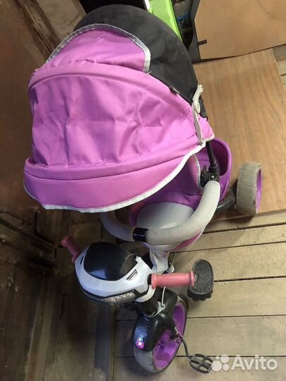 Велосипед с родительской ручкой