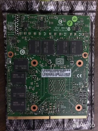 Новая Nvidia GeForce GTX 980M MSI clevo 8GB