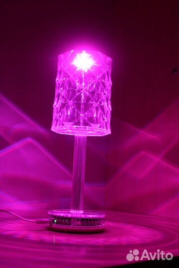 Кристальная лампа с пультом, 16 цветов