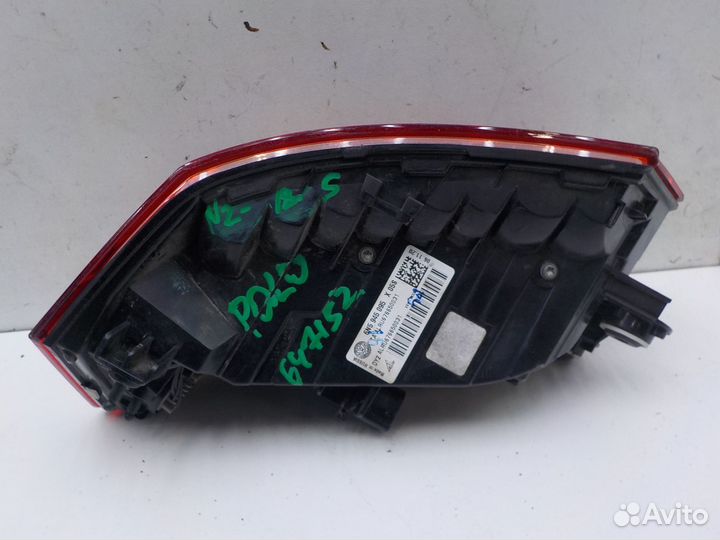 Фонарь задний левый наружный Volkswagen Polo (Sed