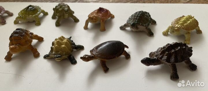 Черепаха - коллекция фигурок из 12 шт
