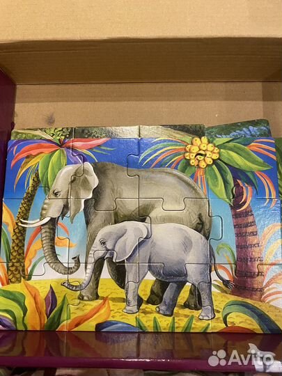 Развивающий пазл с крупными деталями