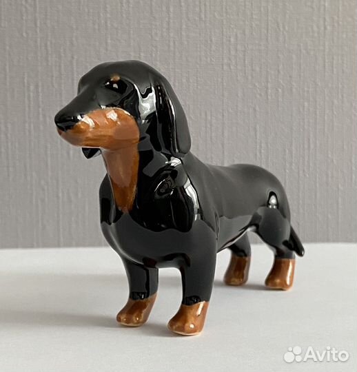 Сувенир такса пёс керамика