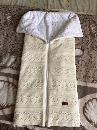 Конверт вязанный на выписку