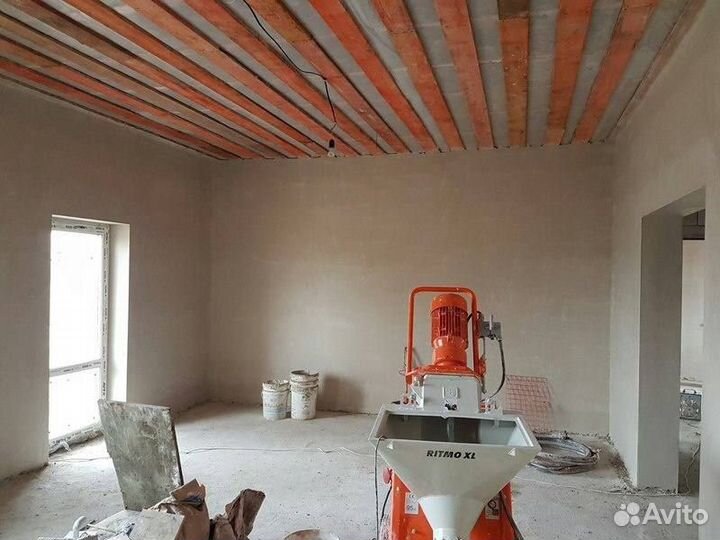Готовый бизнес по механизированной штукатурке