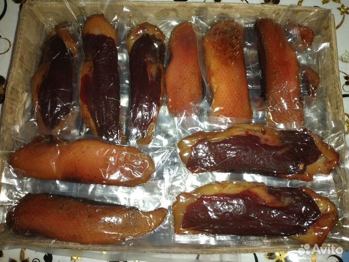 Деликатес Вяленая утиная грудка. вяленое мясо