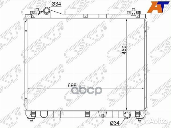 Радиатор Suzuki Grand Vitara 05-16 SK0006-M16A Sat