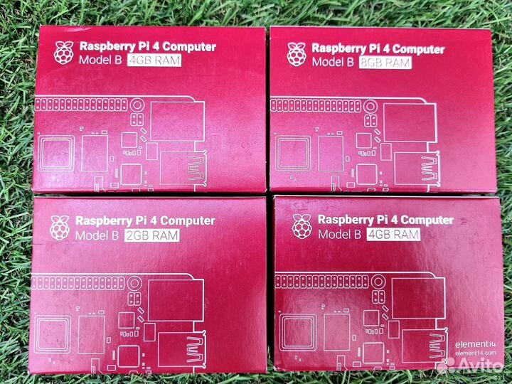 Raspberry Pi 4B 2gb/4gb/8gb новые запечатаны