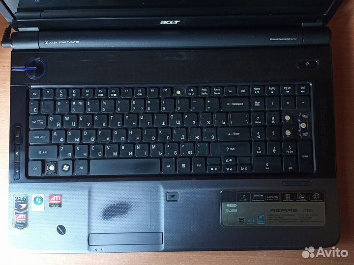 Ноутбук acer aspire 7535G