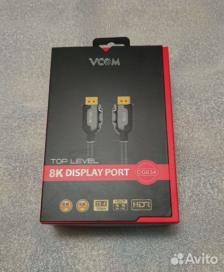 DisplayPort кабель 1.4 vcom