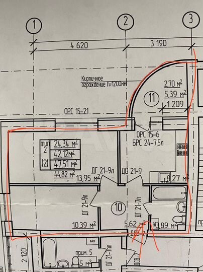 2-к. квартира, 45 м², 5/10 эт.